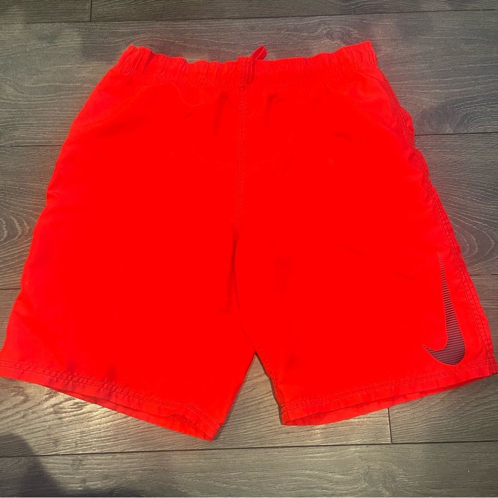 Nike Men's Bright Red Athletic Shorts